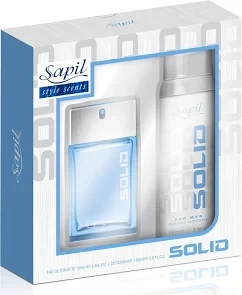 Sapil Solid for Men 100EDT and 150ml Deo Giftset