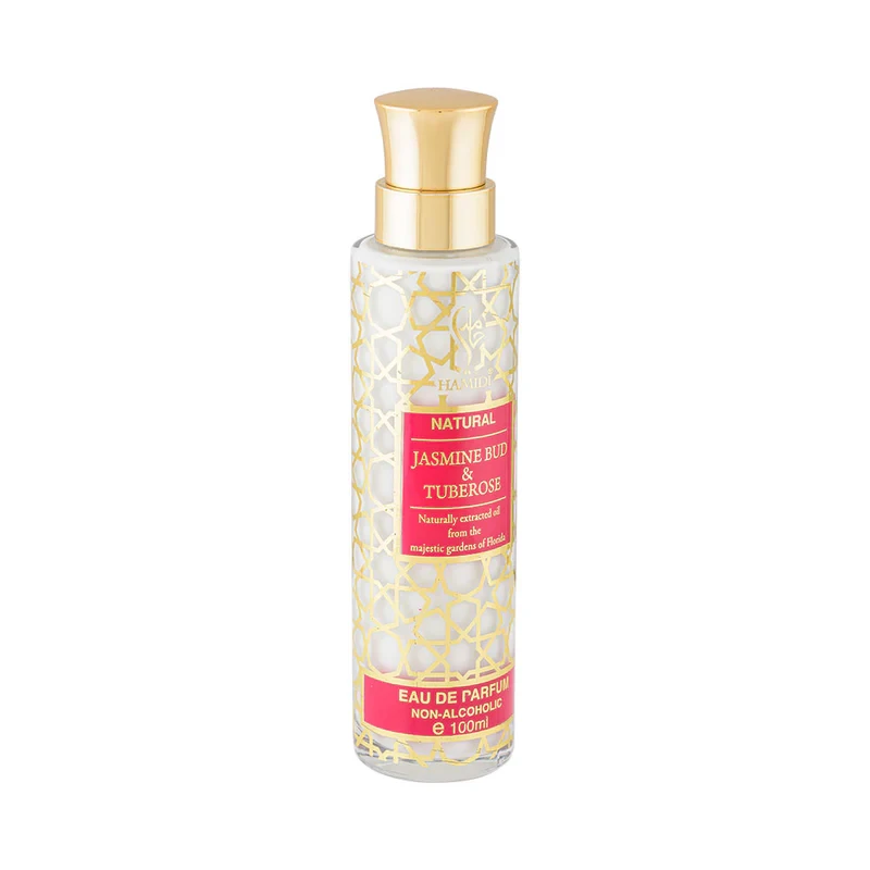 Hamidi Natural Jasmine Bud & Tuberose 100ml Water Based Perfume for Women