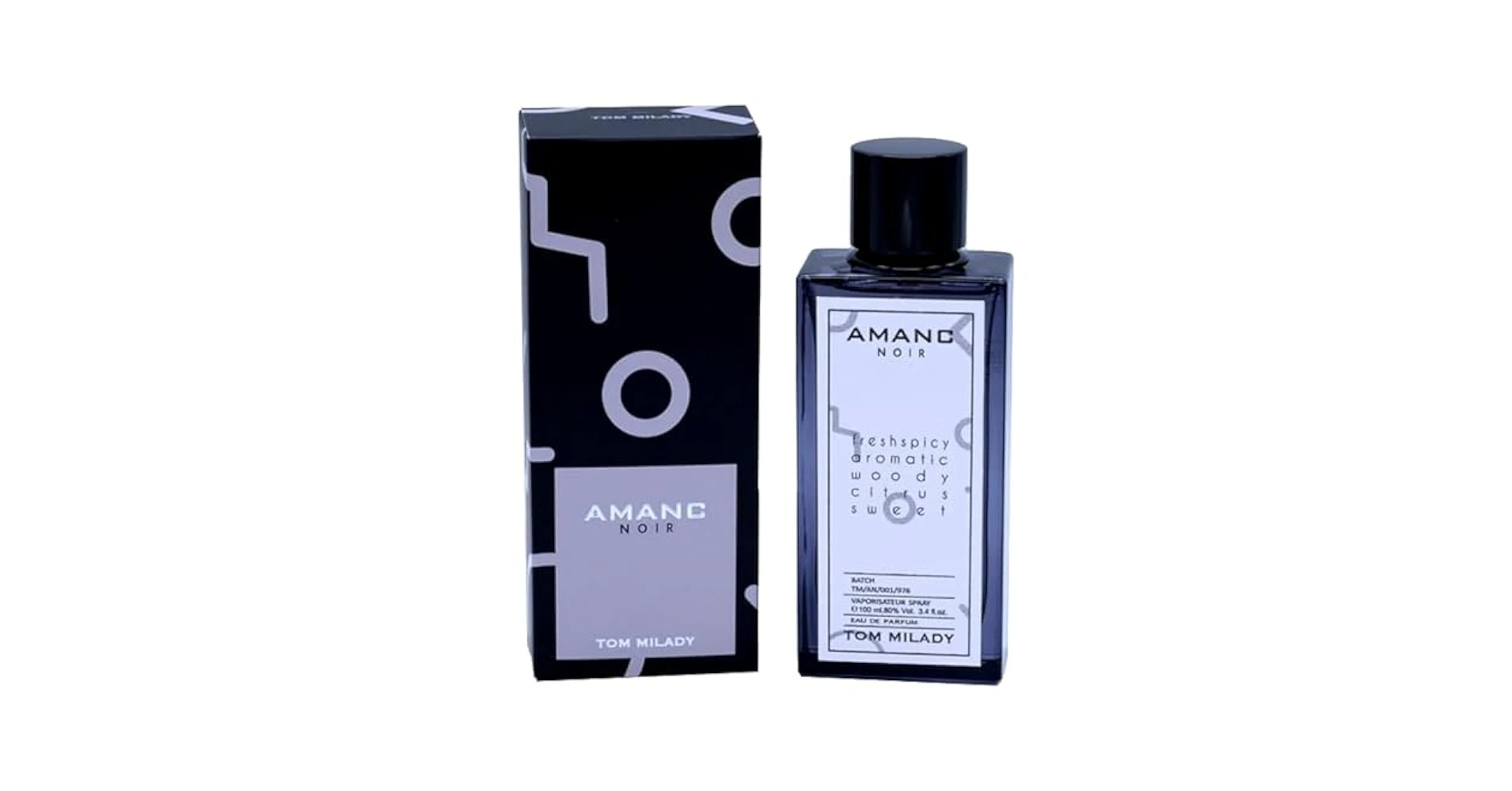 Tom Milady Amanc Noir 100ml EDP for Men