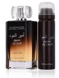 Lattafa Ameer Al Oudh Perfumes 100ml EDP + Deodorant Unisex